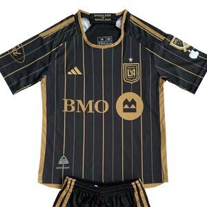 Youth Los Angeles LAFC Home Shirt Jersey Kit 24-25